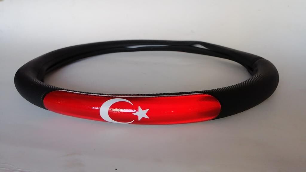 CARUB DİREKSİYON KILIFI BAYRAK NAKIŞLI