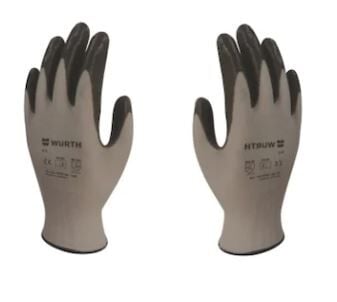 WÜRTH İŞ GÜVENLİĞİ ELDİVENİ NİTRİL SİYAH 9 NUMARA ( Large )