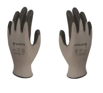 WÜRTH İŞ GÜVENLİĞİ ELDİVENİ NİTRİL SİYAH 9 NUMARA ( Large )