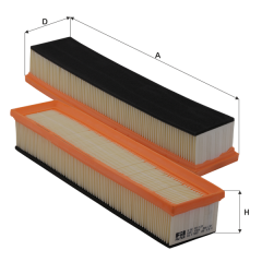 FİL HP2060 HAVA FİLTRESİ RENAULT CLİO KANGOO 1.5 CDI