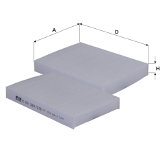 FİL HC7019 POLEN FİLTRESİ CLİO SYMBOL KANGOO MAGANE 1 THALİA KUBİSTAR