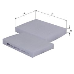 FİL HC7019 POLEN FİLTRESİ CLİO SYMBOL KANGOO MAGANE 1 THALİA KUBİSTAR