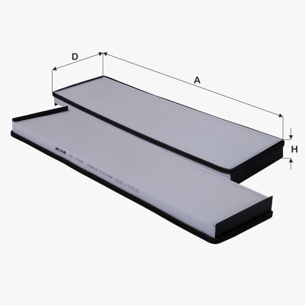 Fil Filtre POLEN FILTRESI UZUN TIP M-BENZ 904 ATEGO II-III 98>
