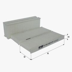 Fil Filtre POLEN FILTRESI 301 12> / C-ELYSEE 12> ÇIFTLI