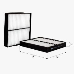 Fil Filtre POLEN FILTRESI LANCER VIII OUTLANDER II P4007 CITROEN C CROSSER