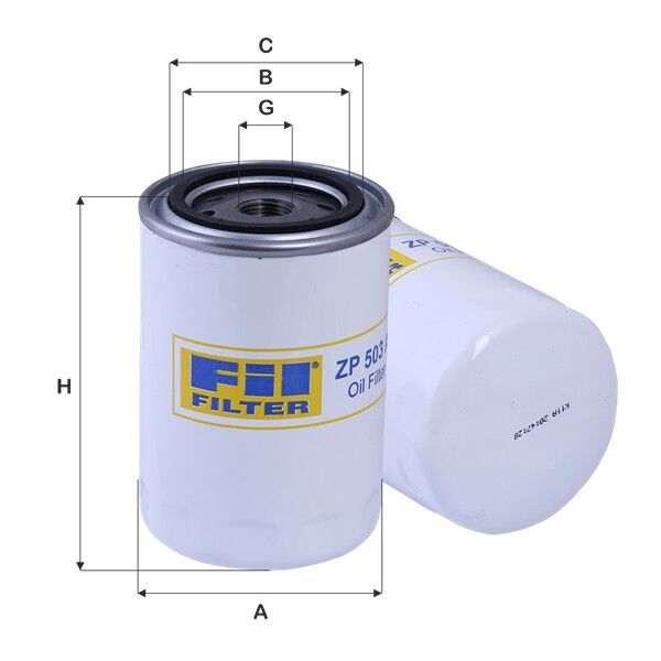 FİL ZP503A YAĞ FİLTRESİ