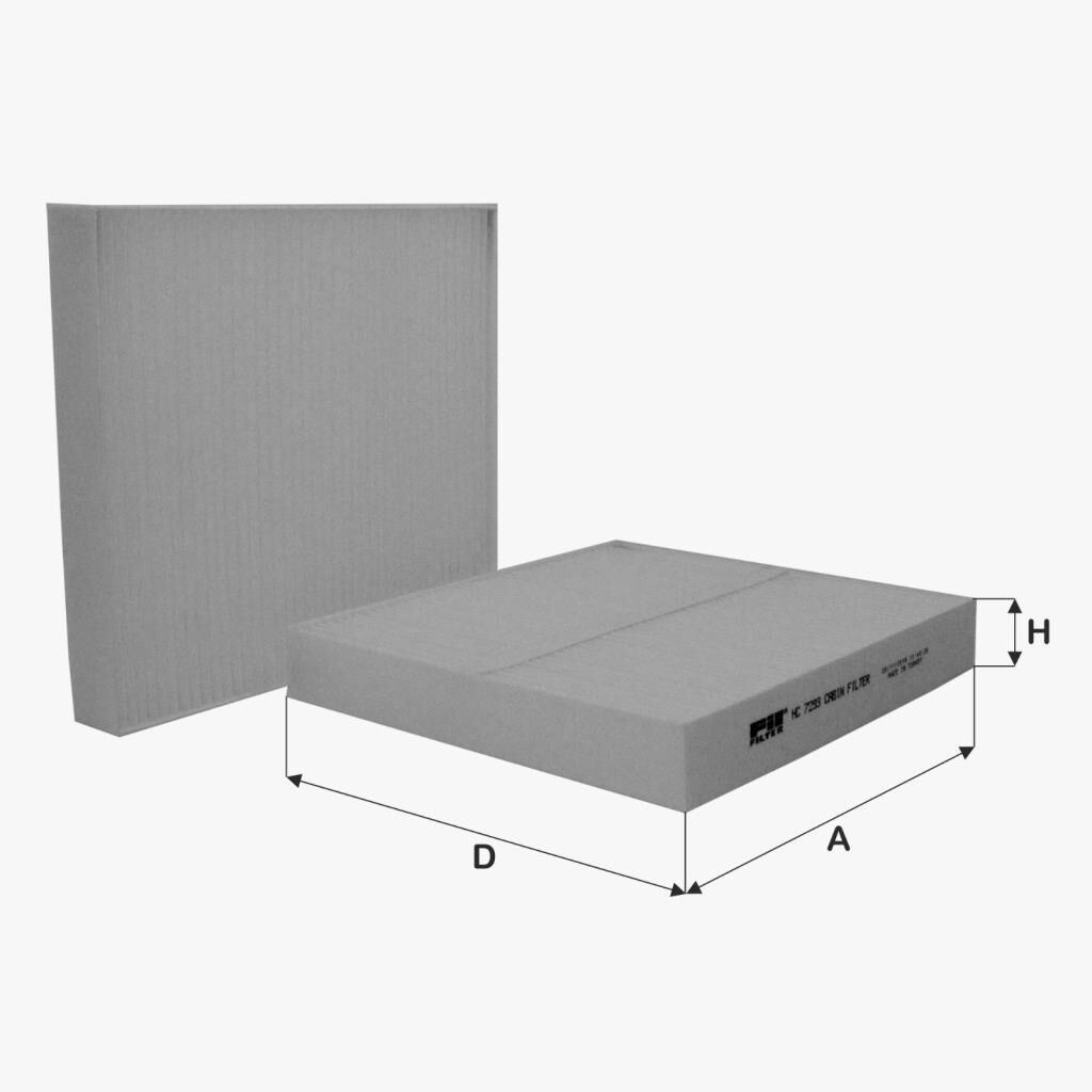 Fil Filtre POLEN FILTRESI MERCEDES X-CLASS 470 17> NISSAN NAVARA NP300 15>