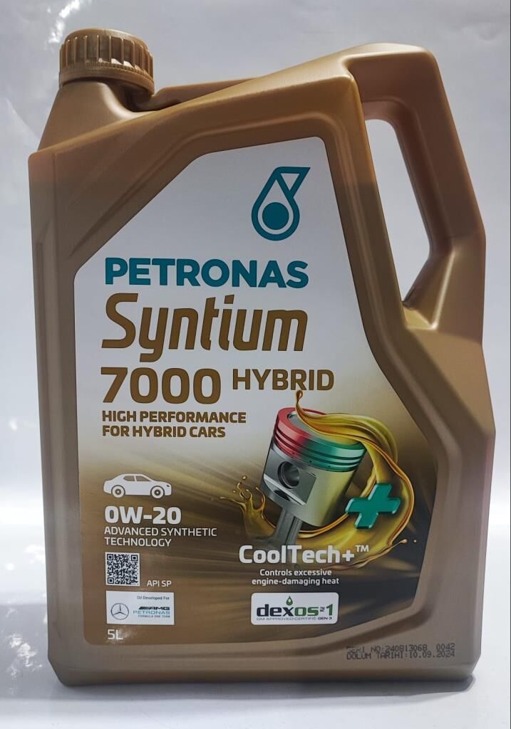 PETRONAS SYNTIUM 7000 HYBRID 0W-20 MOTOR YAĞI 5 Litre