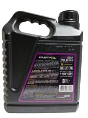 KRAFTVOLL ŞANZIMAN YAĞI ULTRAGEAR SENTETİK GL-5 75W-80 3 LT ÜRETİM :2022