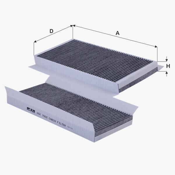 Fil Filtre POLEN FILTRESI FOCUS 1.4 16V 1.6 16V 1.8 16V 2.0 16V 1.8TDCI (98 04)TOURNEO CONNECT TRANSIT