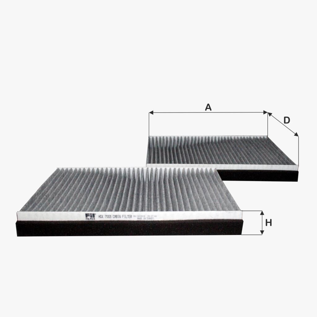 Fil Filtre POLEN FILTRESI 307 00> 308 07> 1007 05> RCZ 10> / C2 03> C3 02> C4 04> DS4 11> KARBONLU