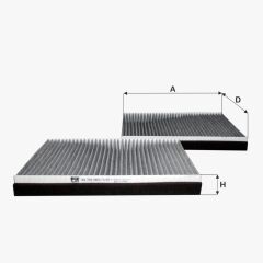Fil Filtre POLEN FILTRESI 307 00> 308 07> 1007 05> RCZ 10> / C2 03> C3 02> C4 04> DS4 11> KARBONLU