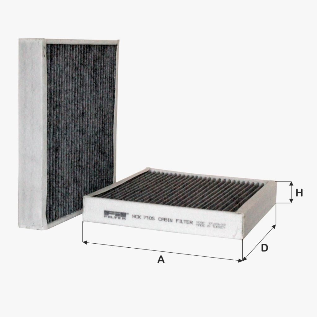 Fil Filtre POLEN FILTRESI OPEL MERIVA A 1.3 / 1.4 / 1.6 / 1.7 03>10 (KARBONLU)