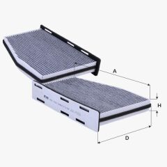 Fil Filtre POLEN FILTRESI GOLF V 04> JETTA III 06> PASSAT 10> TIGUAN 07> CADDY III 04> TOURAN 03> A3