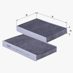 Fil Filtre POLEN FILTRESI FLUENCE 10> / JUKE 10> PULSAR 14> SENTRA 14>