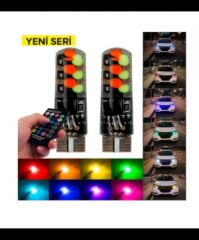 CARUB PARK LEDİ KUMANDALI ÇAKARLI T10 AMPUL 12V