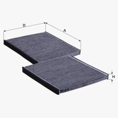 Fil Filtre POLEN FILTRESI LEXUS 03>08 LEGACY 98>03 OUTBACK 03>09 CAMRY 01>06 CELICA 99>05 LAND CRUISER 03>09 PRIUS 03>09 YARIS 99>05