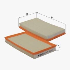 Fil Filtre HAVA FILTRESI VECTRA B X16XEL Z16XE X18XE X18XE1 Z18XE X20XEV X25XE 96>02