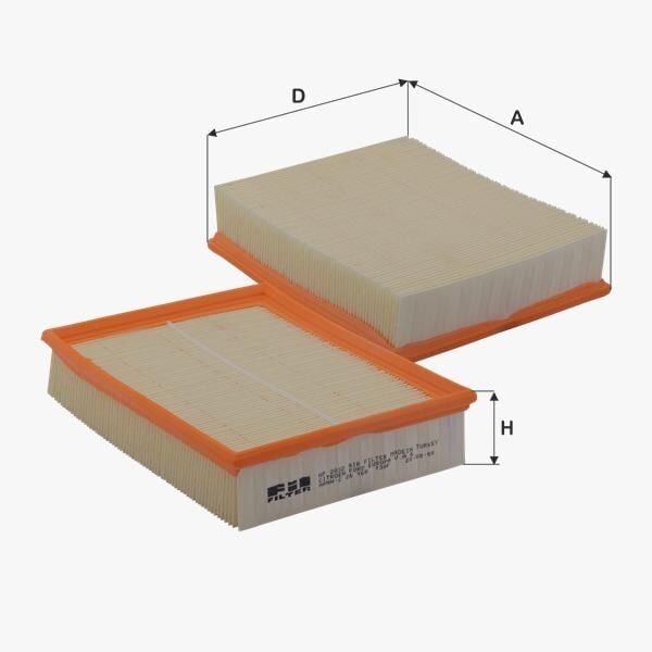 Fil Filtre HAVA FILTRESI PASSAT 1,9 / 2,0TDI 1,6 1,8 1,8T 2,0 2,8V6 (96 00) A4 95>01 A6 97>05 SUPERB