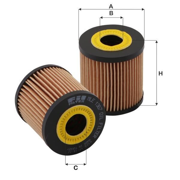 FİL MLE1367 YAĞ FİLTRESİ VOLVO C70 S40 S60 S70 S80 XC70 XC90