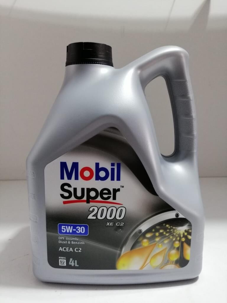 MOBİL SÜPER 2000 XE ACEA C2 5W-30 DPF BENZİN+DİZEL MOTOR YAĞI 4 LT Ü.T:2025