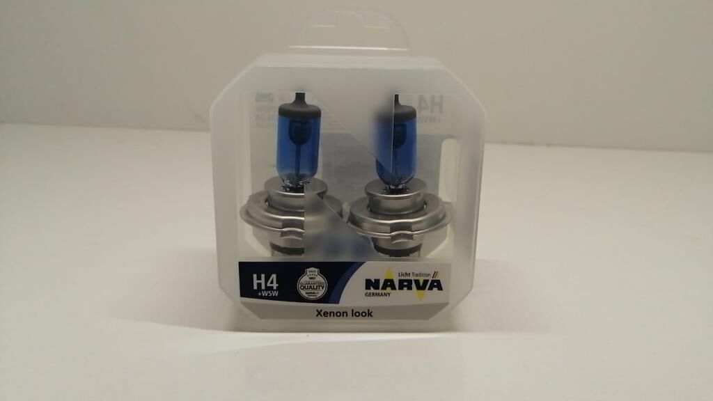 NARVA FAR AMPULU 12V 90/100W H4 BEYAZ IŞIK 4500K TAKIM 2 ADET