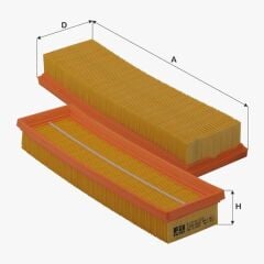 Fil Filtre HAVA FILTRESI CLIO I 1,2 , EXPRESS 1,2I , RAPID 1,2 , TWINGO 1,2