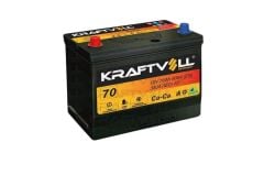 Kraftvoll AKU 12V 70 AH N50 (260×173×225) TAM KAPALI ASYA TERS