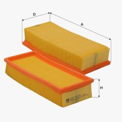 Fil Filtre HAVA FILTRESI ESPACE III 2,2 12V TD 2,2D (96 00) 2,2DT (96 01)