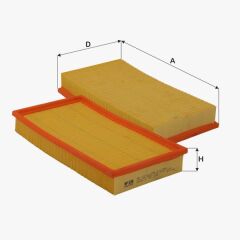 Fil Filtre HAVA FILTRESI VOLVO S70 97> V70 95> 850 91>96 2.0 2.3 2.4