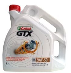 CASTROL GTX 20W-50 LPG 4LT ÜRETİM :2026