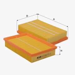 Fil Filtre HAVA FILTRESI BRAVO 07> STILO 01> 1.9 JTD 1.9D MTJ