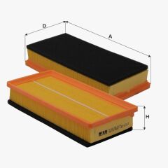 Fil Filtre HAVA FILTRESI P407 C5 II C5 (X7) DW10BTED4 (2,0HDI 16V)