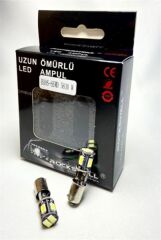 Rockswell LED AMPUL BA9S (53) 6 LED BEYAZ 12V