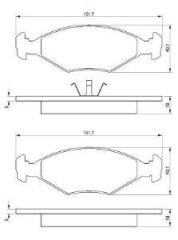 Bosch ON FREN BALATASI 23775 FISLI SIENA 96>