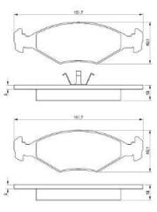 Bosch ON FREN BALATASI 23775 FISLI SIENA 96>