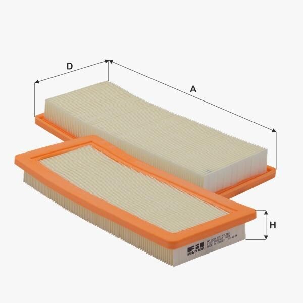 Fil Filtre HAVA FILTRESI FIORINO 07> QUBO 08> / BIPPER 08> / NEMO 08> 1.4
