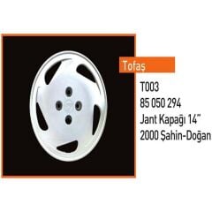 JANT KAPAĞI 14'' ARMASIZ DKS YM 2000 TAKIM (4 ADET)