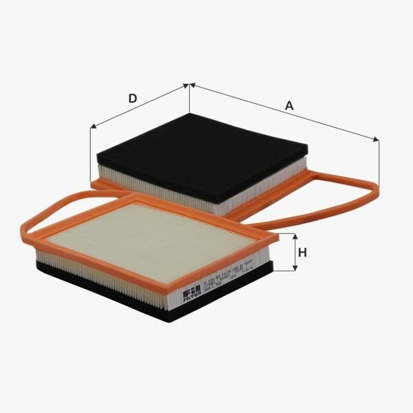 Fil Filtre HAVA FILTRESI P208 P308 3008 P508 5008 P207 PARTNER TEPE BERLINGO III C3 PICASSO C3 III DS3 DS5 C4 II DS4 C5 III P301 C ELYSEE DV6DTED DV6C / DV4C (1,6HDI / 1,4HDI)