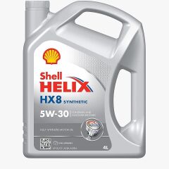 SHELL HELİX HX8 SYNTHETIC MOTOR YAĞI 5W-30 4LT ÜT:2024