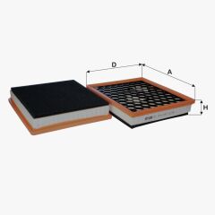 Fil Filtre HAVA FILTRESI INSIGNIA A 1.4 / 1.6 / 2.0 / 2.8 V6 A14NET B16DTH B20DTH A28NET 09>17