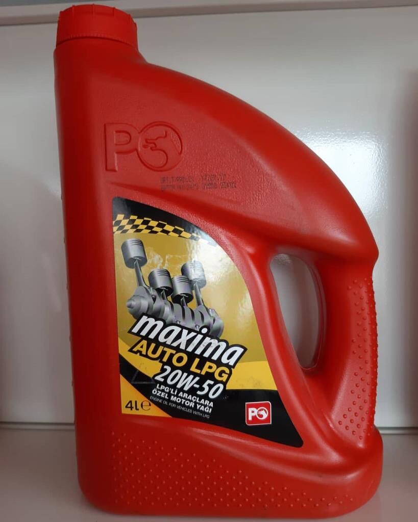 PETROL OFİSİ MAXIMA AUTO LPG 20W-50 4LT EKİM 2020 ÜRETİMİ