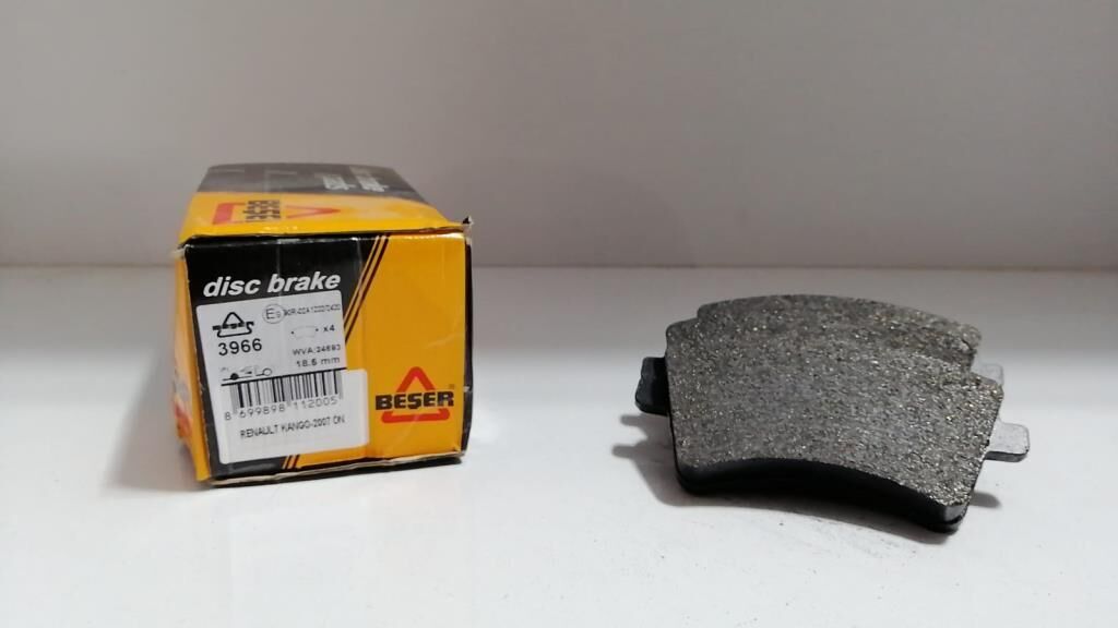 BEŞER FREN BALATASI ÖN KANGOO III  CITAN 1.5  DCI/1.6