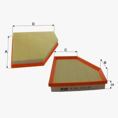 Fil Filtre HAVA FILTRESI BMW F20 F30 F21 F22 F23 LCI B48