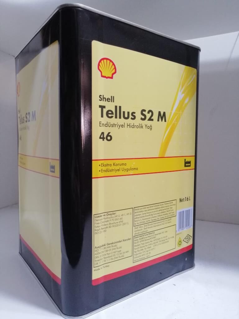 SHELL HİDROLİK YAĞI TELLUS 46 S2M 16 Litre