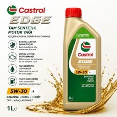 CASTROL EDGE TİTANIUM FST LL BENZİN+DİZEL 5W-30 1LT