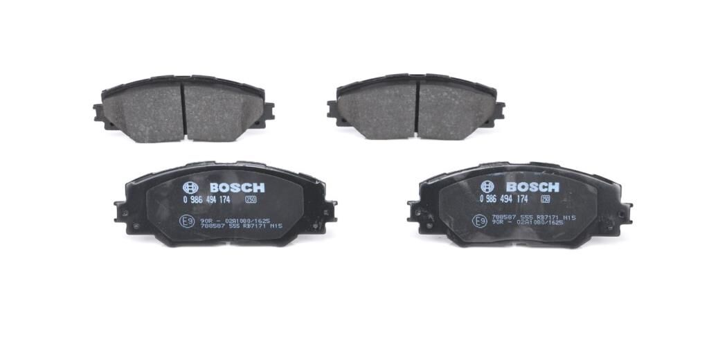 Bosch ON FREN BALATASI TOYOTA RAV 4 06-11 COROLLA  AURIS 1.33 1.4 1.6 2006->
