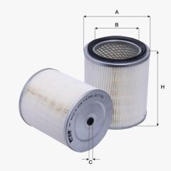 Fil Filtre HAVA FILTRESI BONGO K2500 99>03