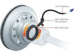 Brucke ON ABS SENSORU (SAG / SOL) NEMO BIPPER FIORINO 07> LINEA 07> PUNTO 08>
