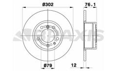 Braxis FREN DISKI ON BMW E34 88>96